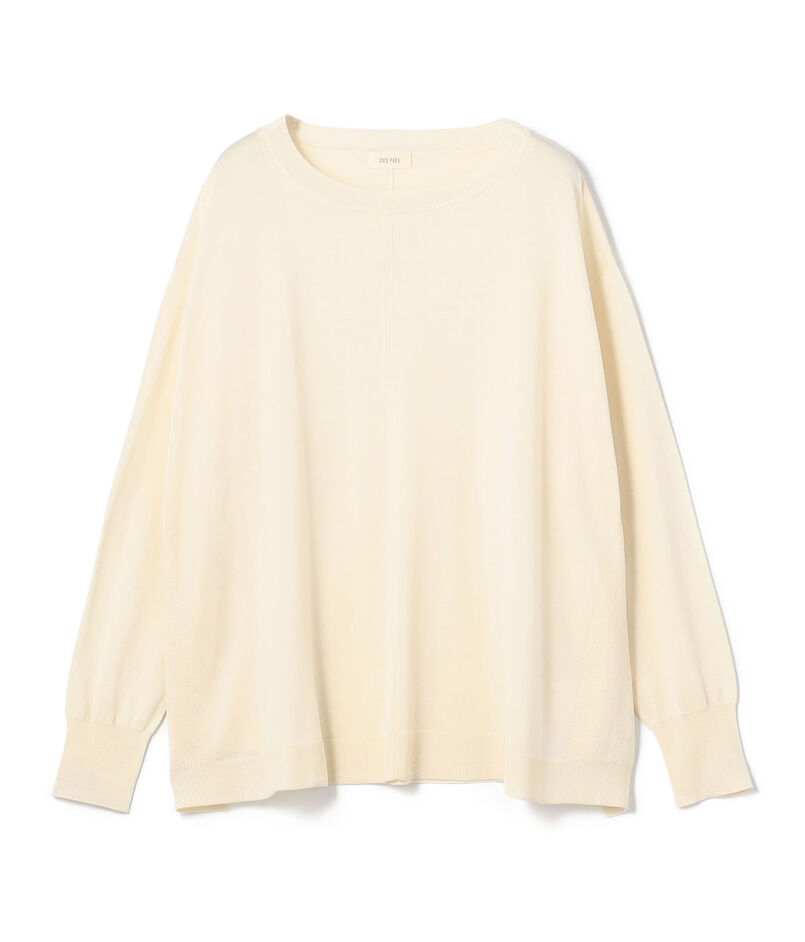 マットシルク ラウンドネックプルオーバー