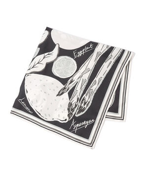 manipuri VEGETABLES シルクスカーフ