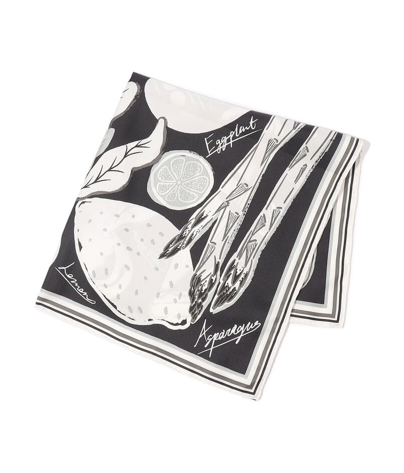 manipuri VEGETABLES シルクスカーフ