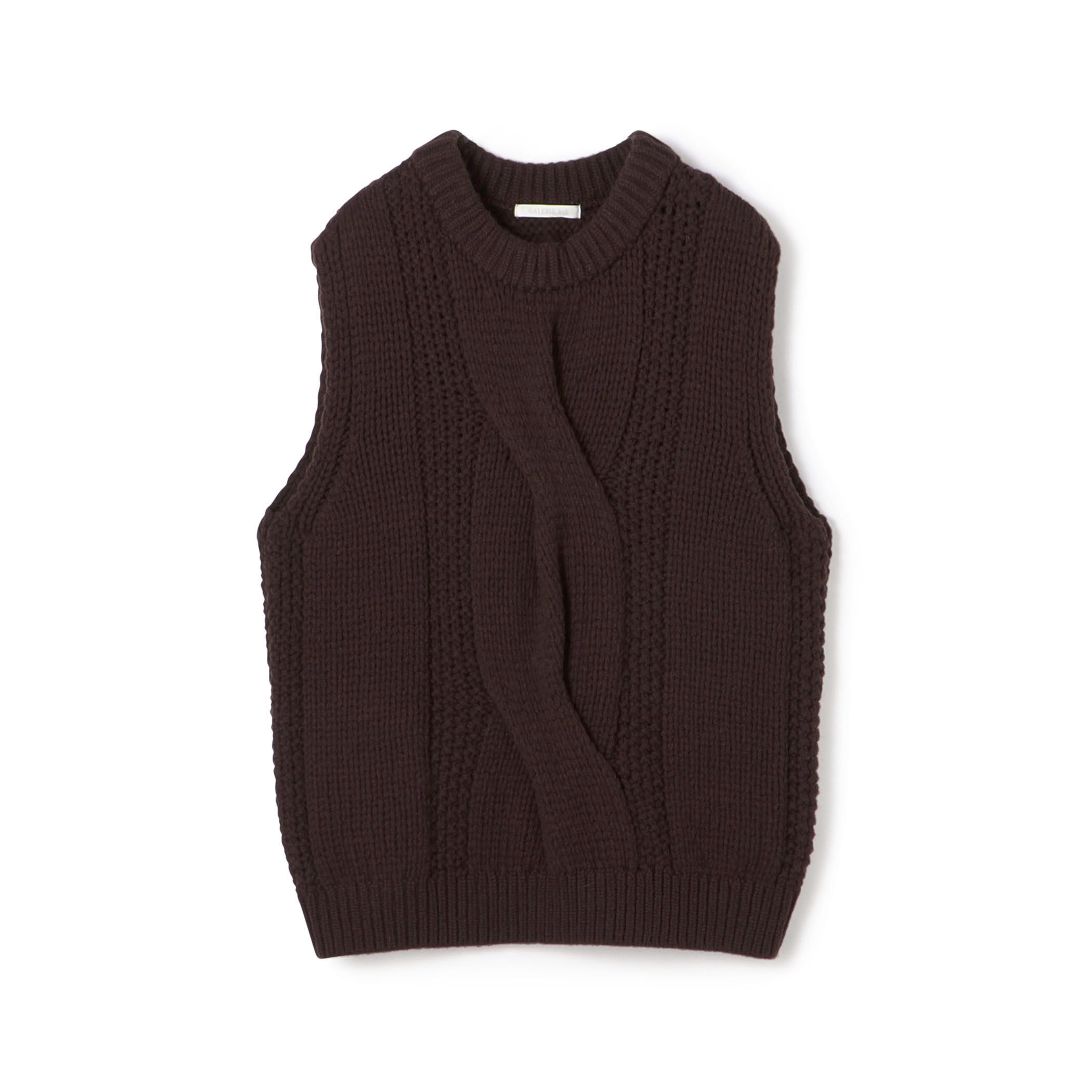 ビッグケーブル クルーネックベスト｜トゥモローランド 公式通販