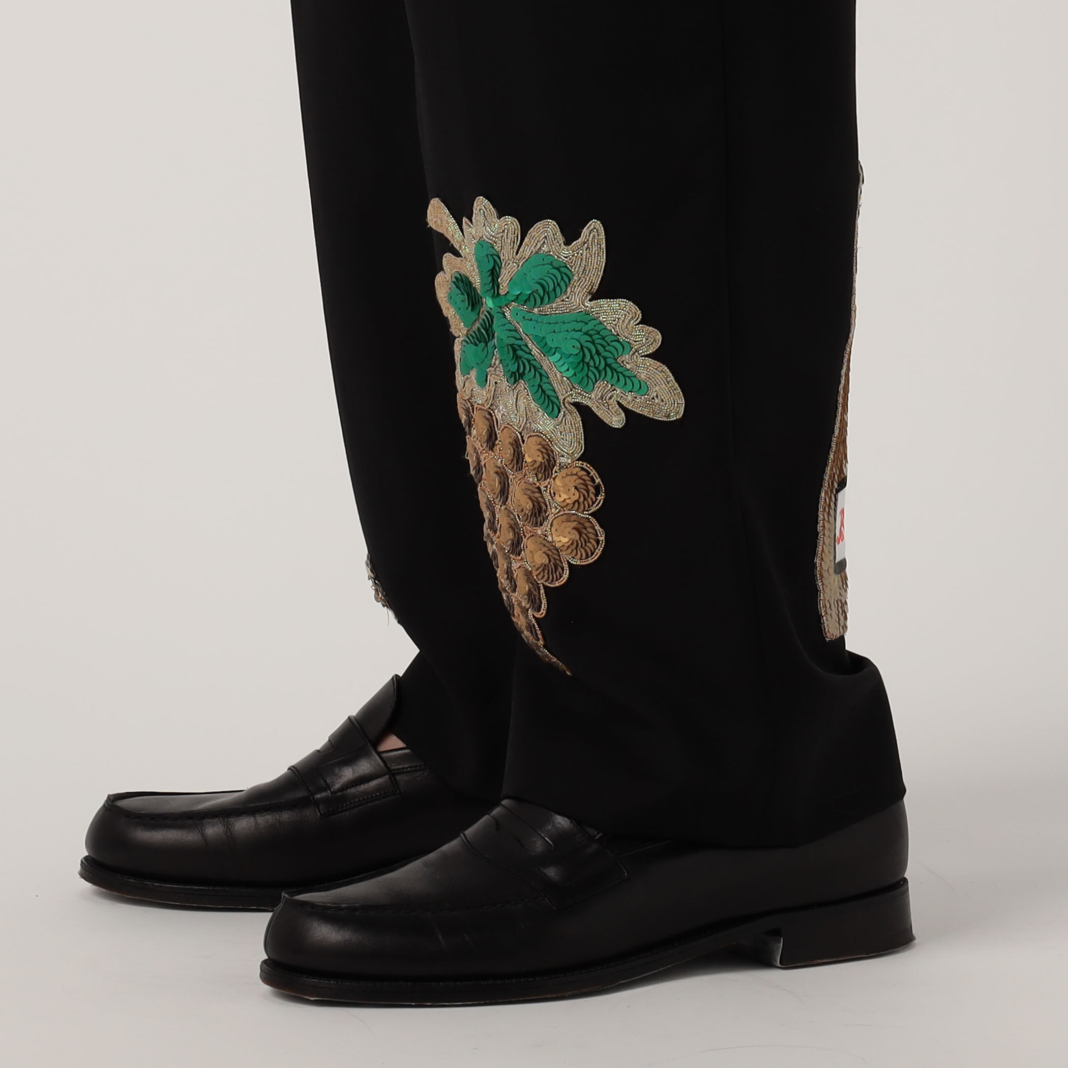 BODE ボーディ　刺繍　スラックス　パンツ　rier dries BODE ARBANE TUXED TROUSER｜トゥモローランド 公式サイト