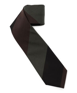 TOMORROWLAND シルク レジメンタルストライプネクタイ