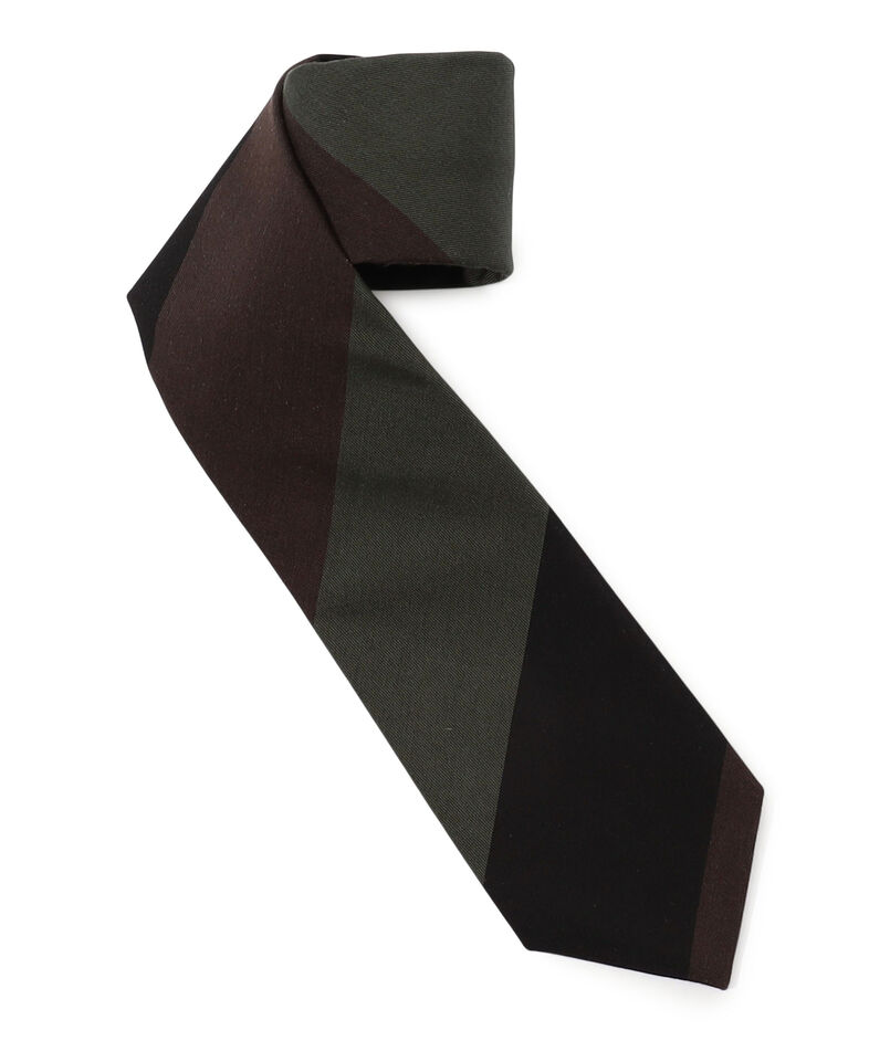 TOMORROWLAND シルク レジメンタルストライプネクタイ