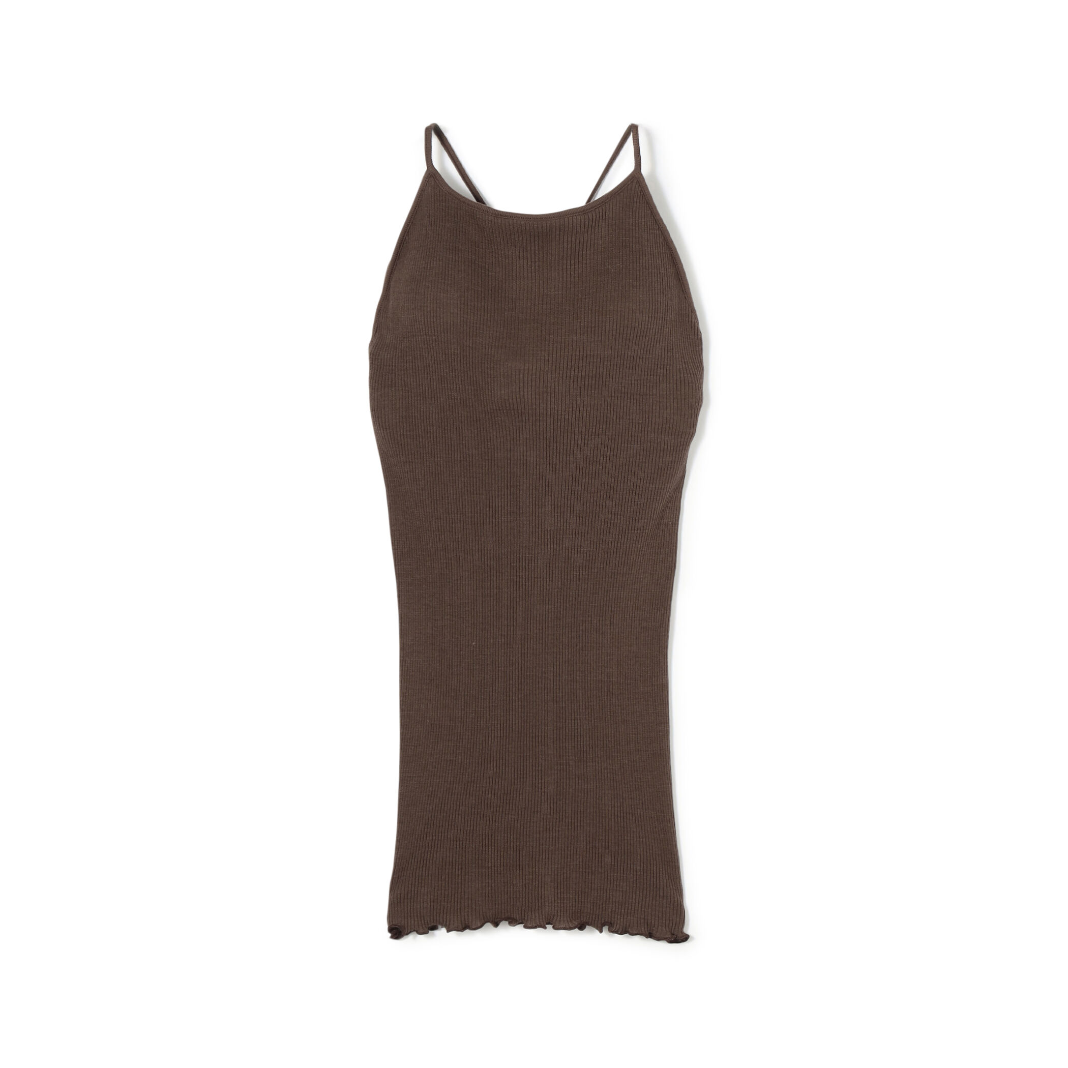 HAKUJI ウールコットン リブキャミソール｜トゥモローランド