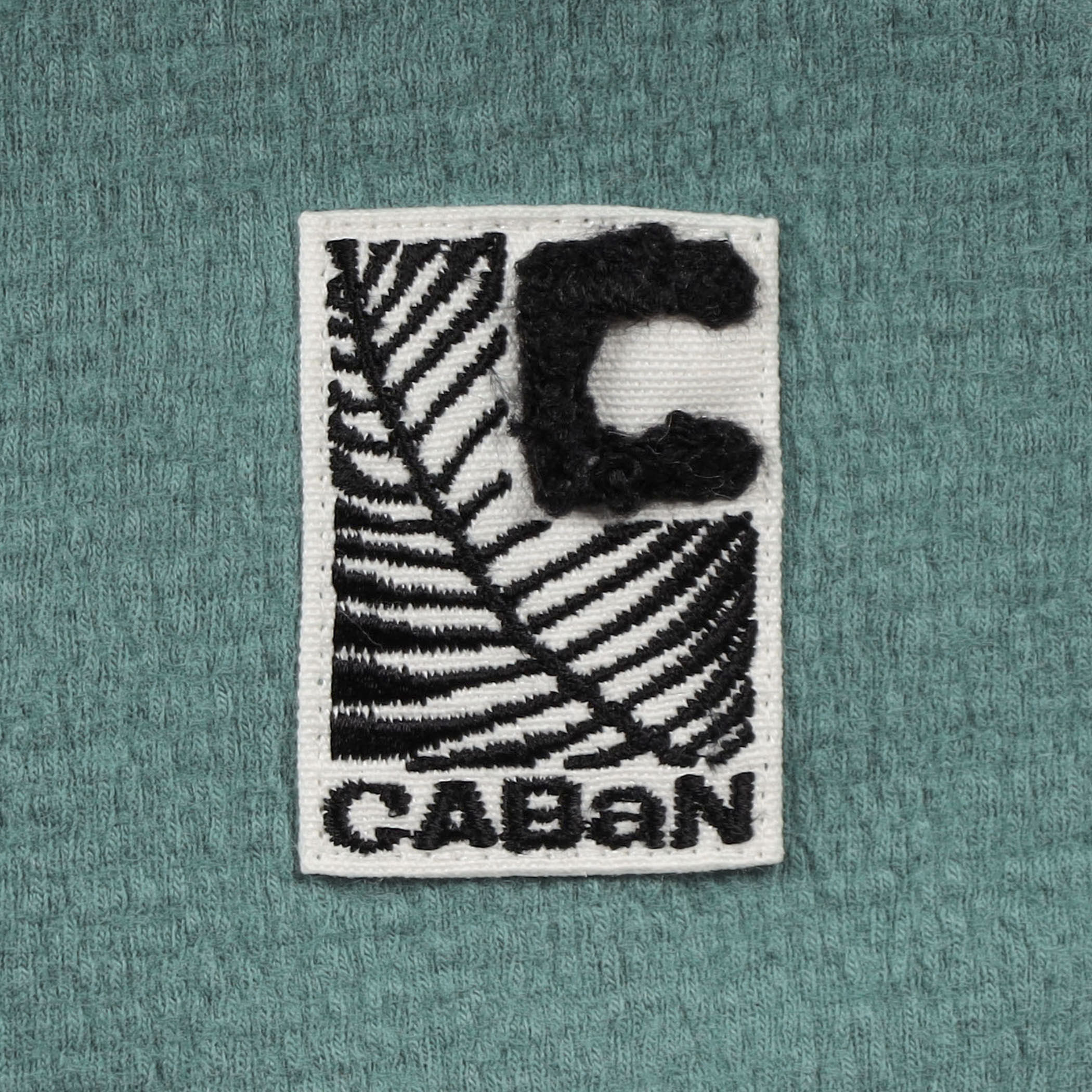 CABaN ウールコットンダブルフェイス クルーネックプルオーバー