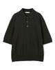 クレープコットン ポロカラープルオーバー