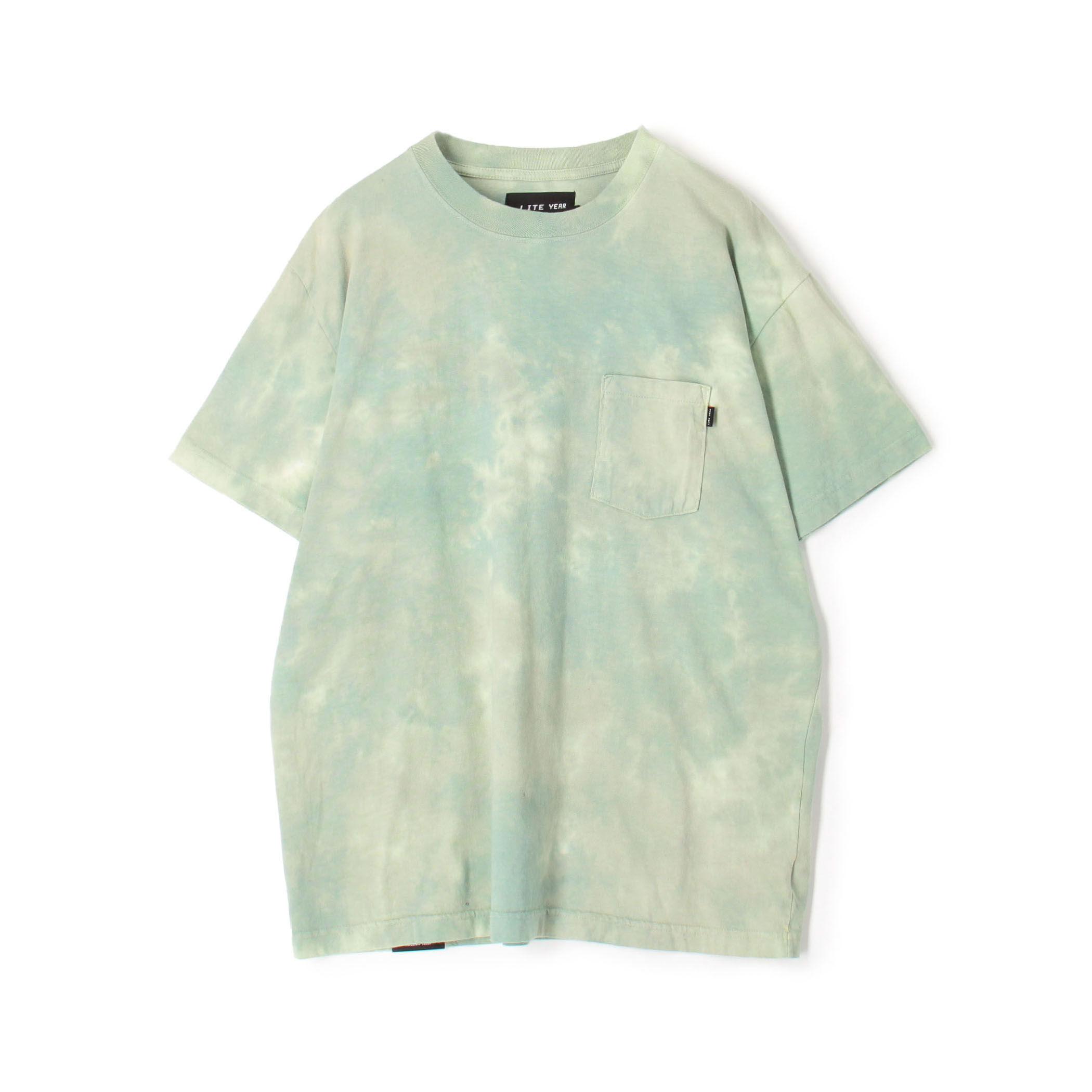 LITE YEAR Cloudy Pocket Tee コットン タイダイTシャツ