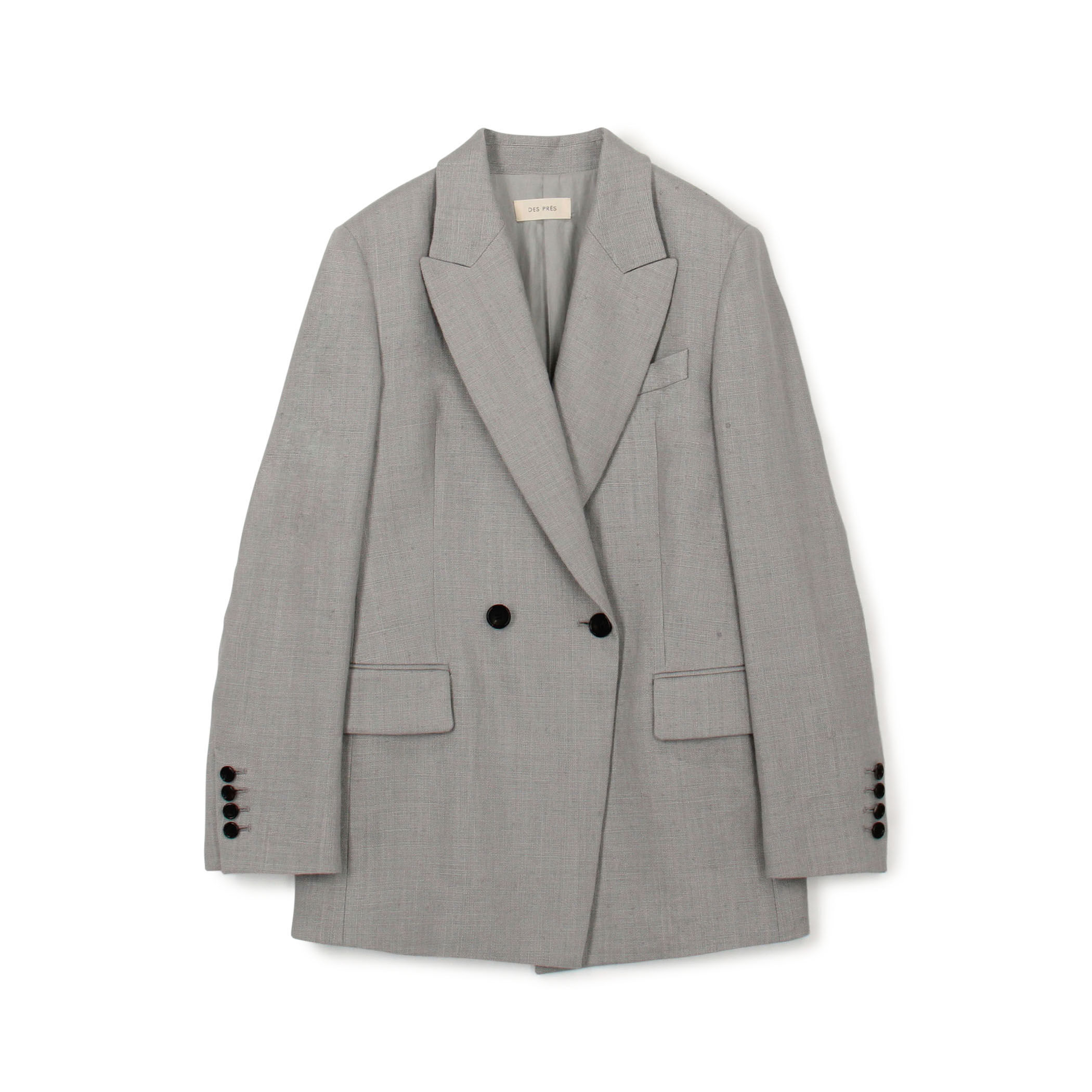 ウェットリネン ダブルブレストジャケット｜トゥモローランド 公式通販