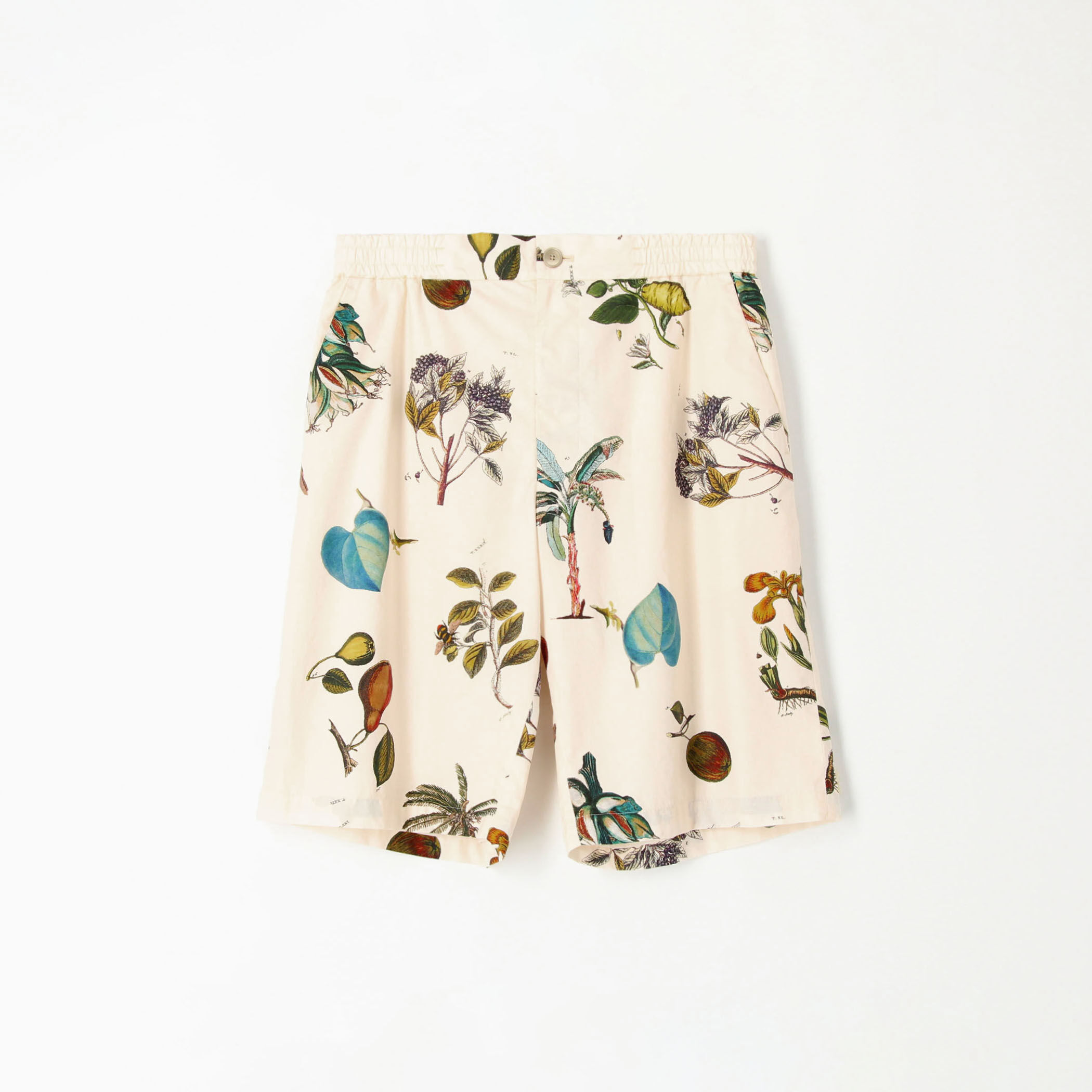 □コットン ボタニカルプリントハーフパンツ｜トゥモローランド 公式通販