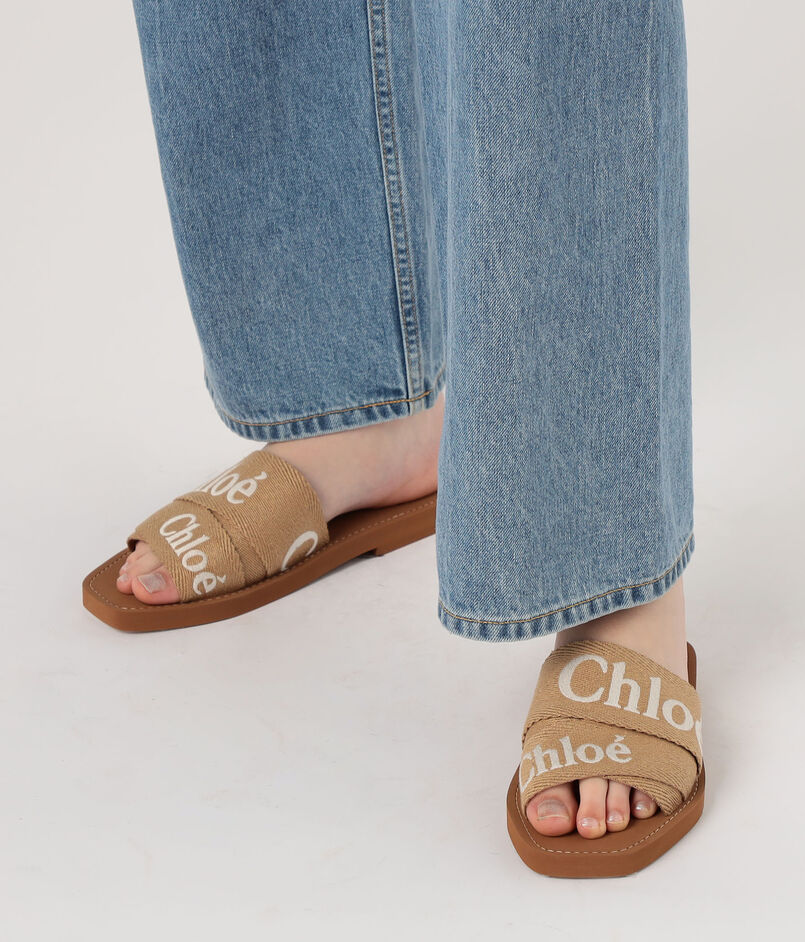 ⭐︎1度着用⭐︎ Chloe クロエ 初々しく フラットサンダル WOODY 37 