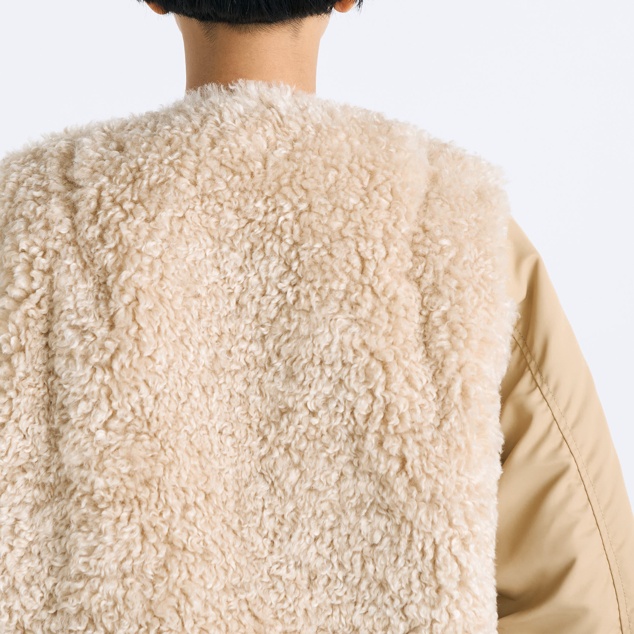 別注】HYKE FAUX SHEARLING TYPE MA-1JACKET｜トゥモローランド 公式サイト