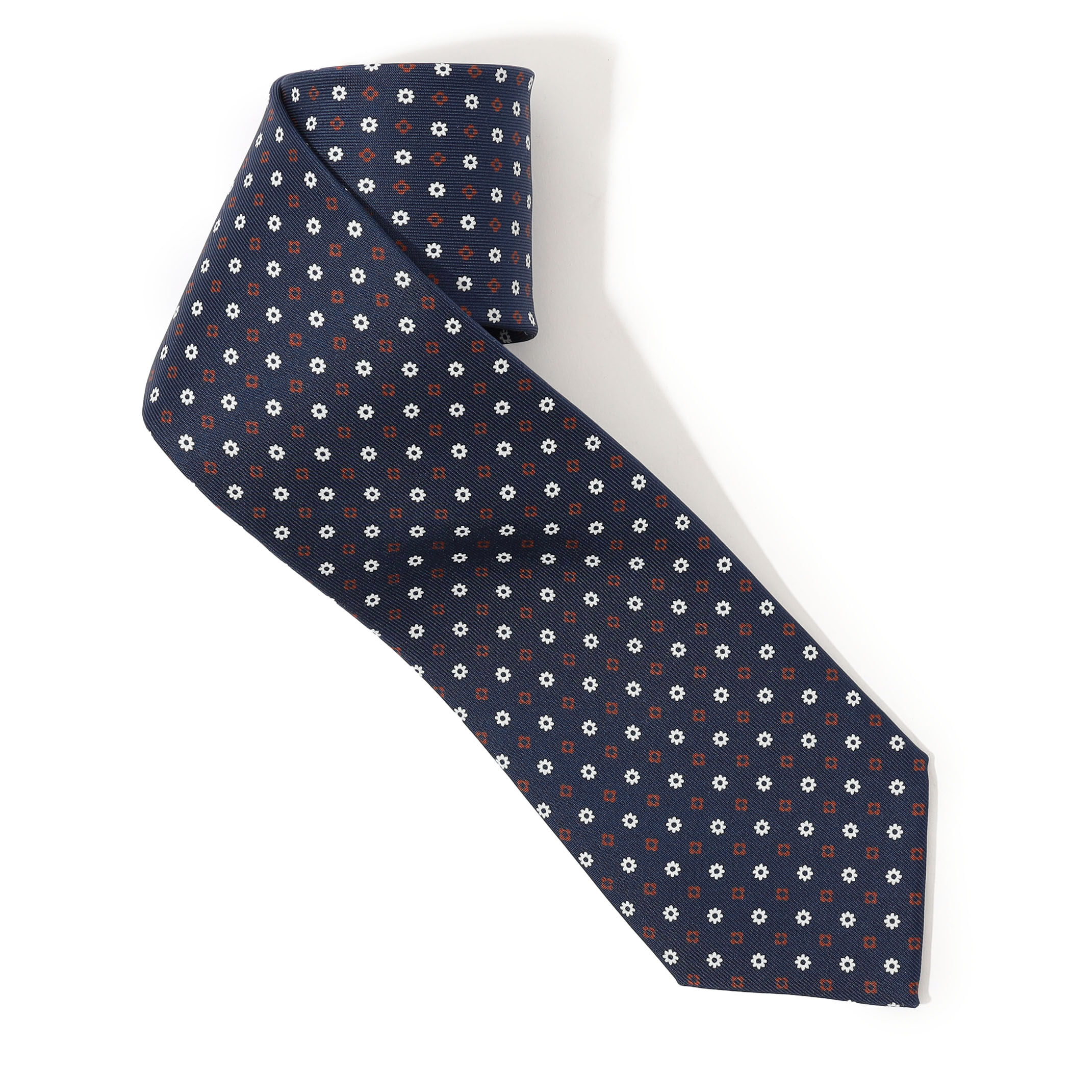 【エヌ】フラテッリルイージ(トゥモローランド取扱) パターン柄ネクタイ 別注】Fratelli Luigi シルク ネクタイ｜トゥモローランド 公式通販