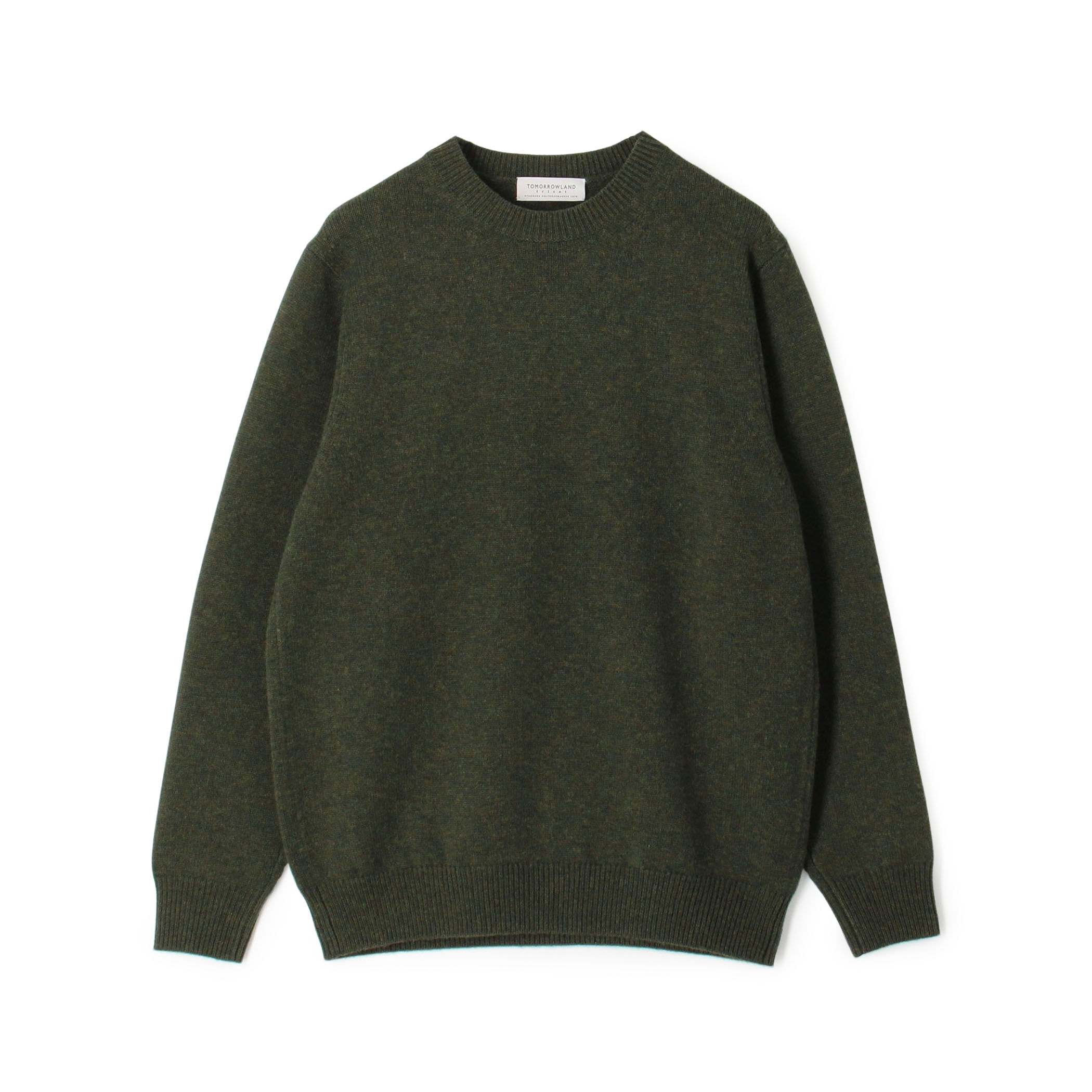 TOMORROWLAND tricot スーパーファインラムウール クルーネックプル
