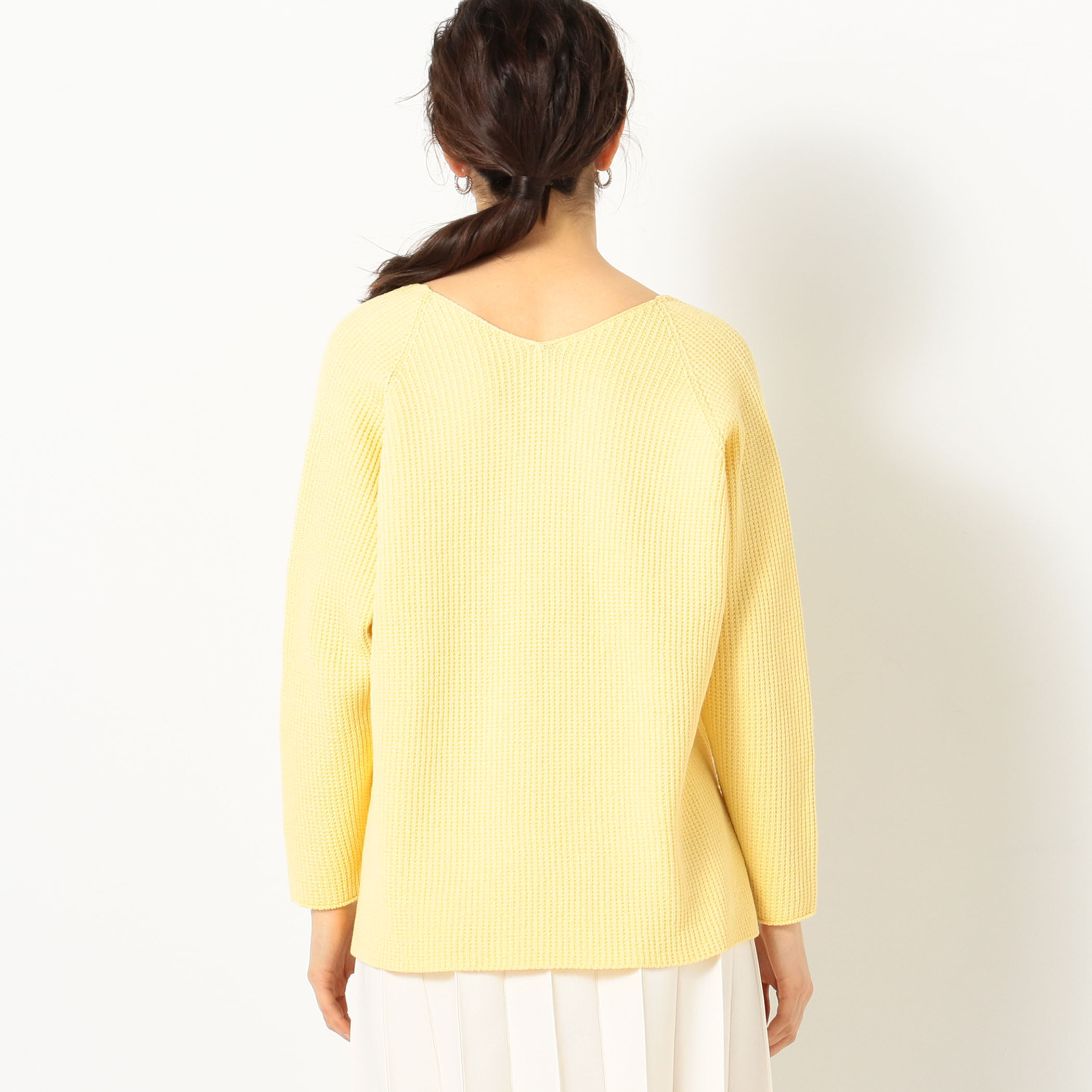 ANAYI  コットンポリエステルVネックプルオーバー プルオーバー Vネック |ANAYI OFFICIAL ONLINE STORE | アナイ