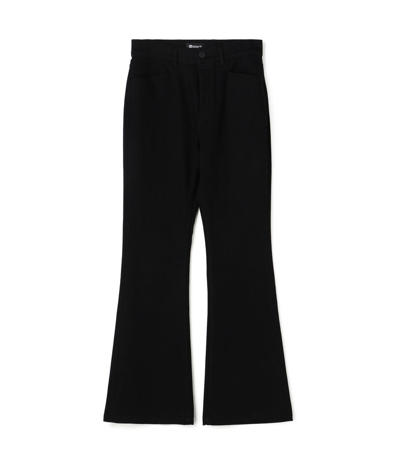 the black FLARE DENIM フレアデニム