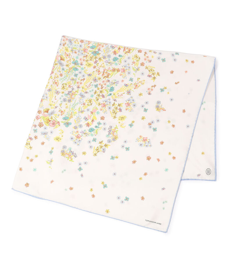 Atelier TOMORROWLAND FLOWER シルクスカーフ