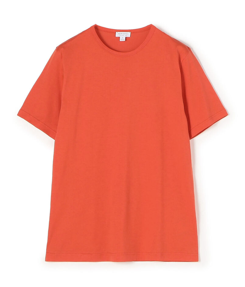 SUNSPEL コットン クルーネックTシャツ