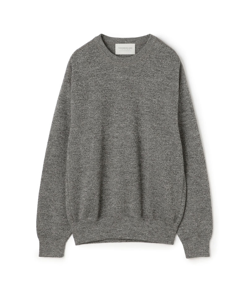 ■TOMORROWLAND Tricot ウールラミー クルーネックプルオーバー