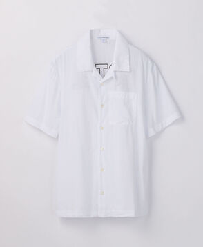 コットンボイル エンブロイダリーシャツ MLC3186TL