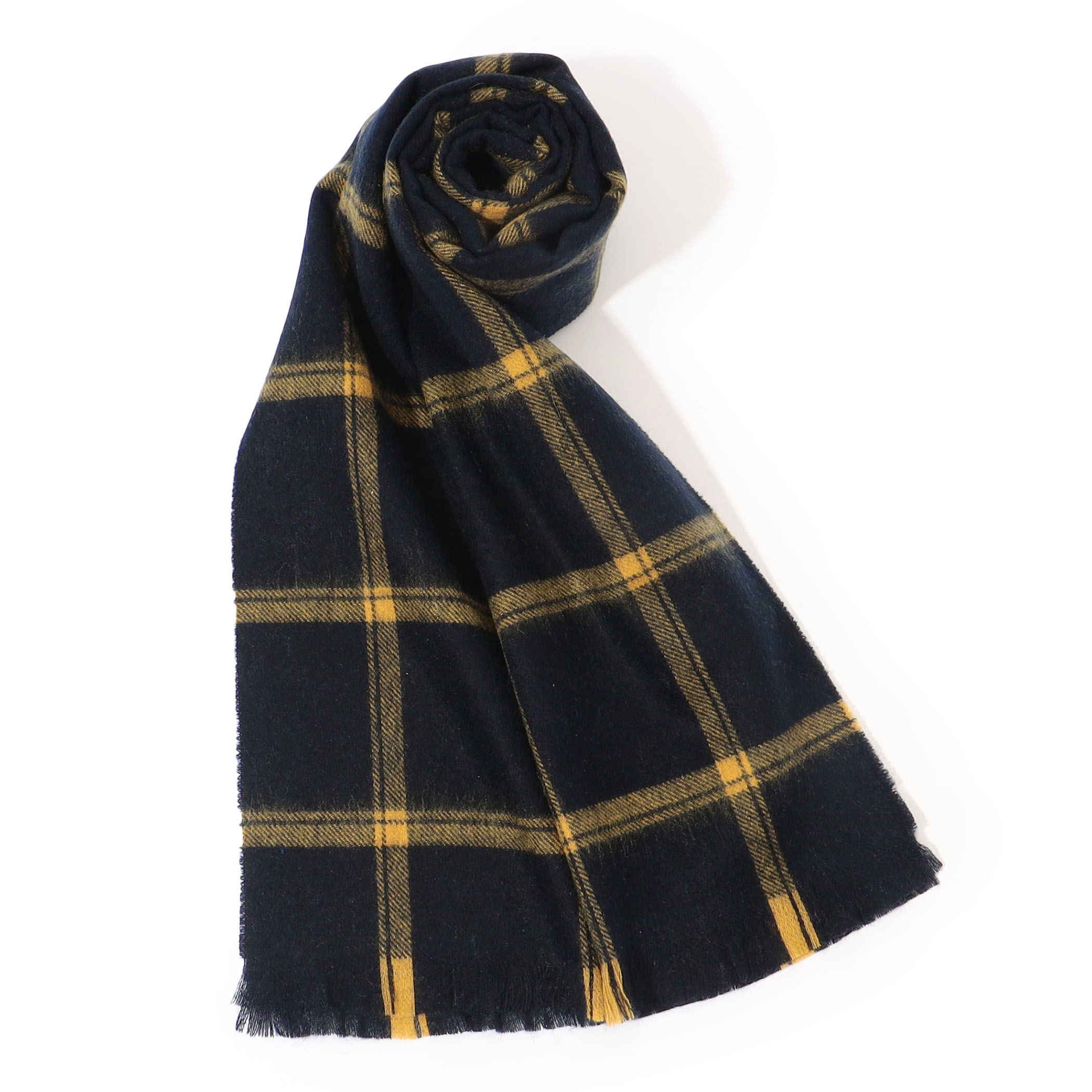 □TOMORROWLAND カシミヤ チェック ミニマフラー｜トゥモローランド