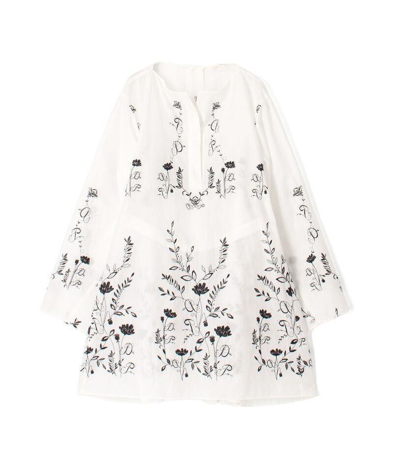 ボタニカルシークエンス ボリュームベルテッドチュニックブラウス