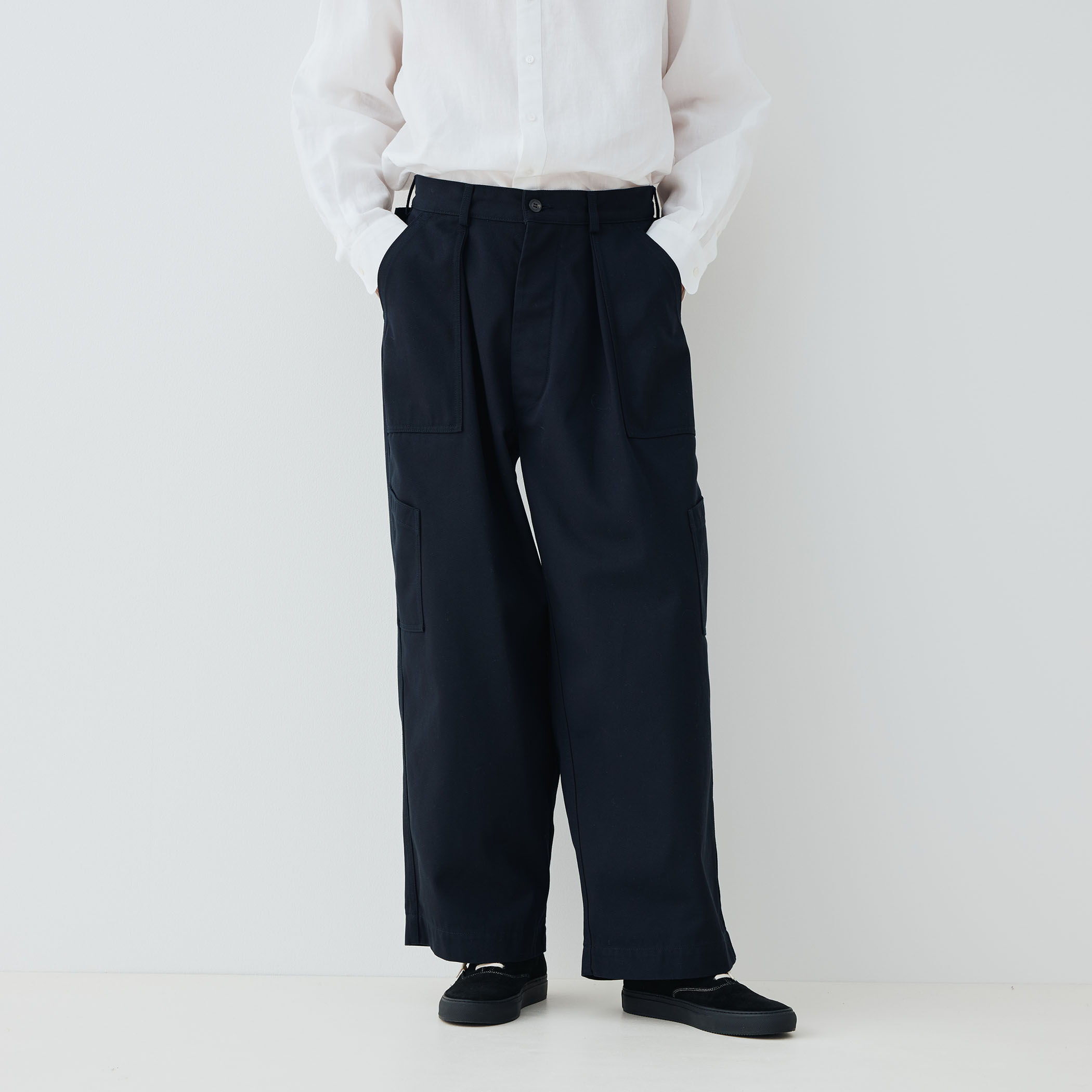 GALERIE VIE ドライカツラギ メカニックパンツ □ドライカツラギ メカニックパンツ｜トゥモローランド 公式通販