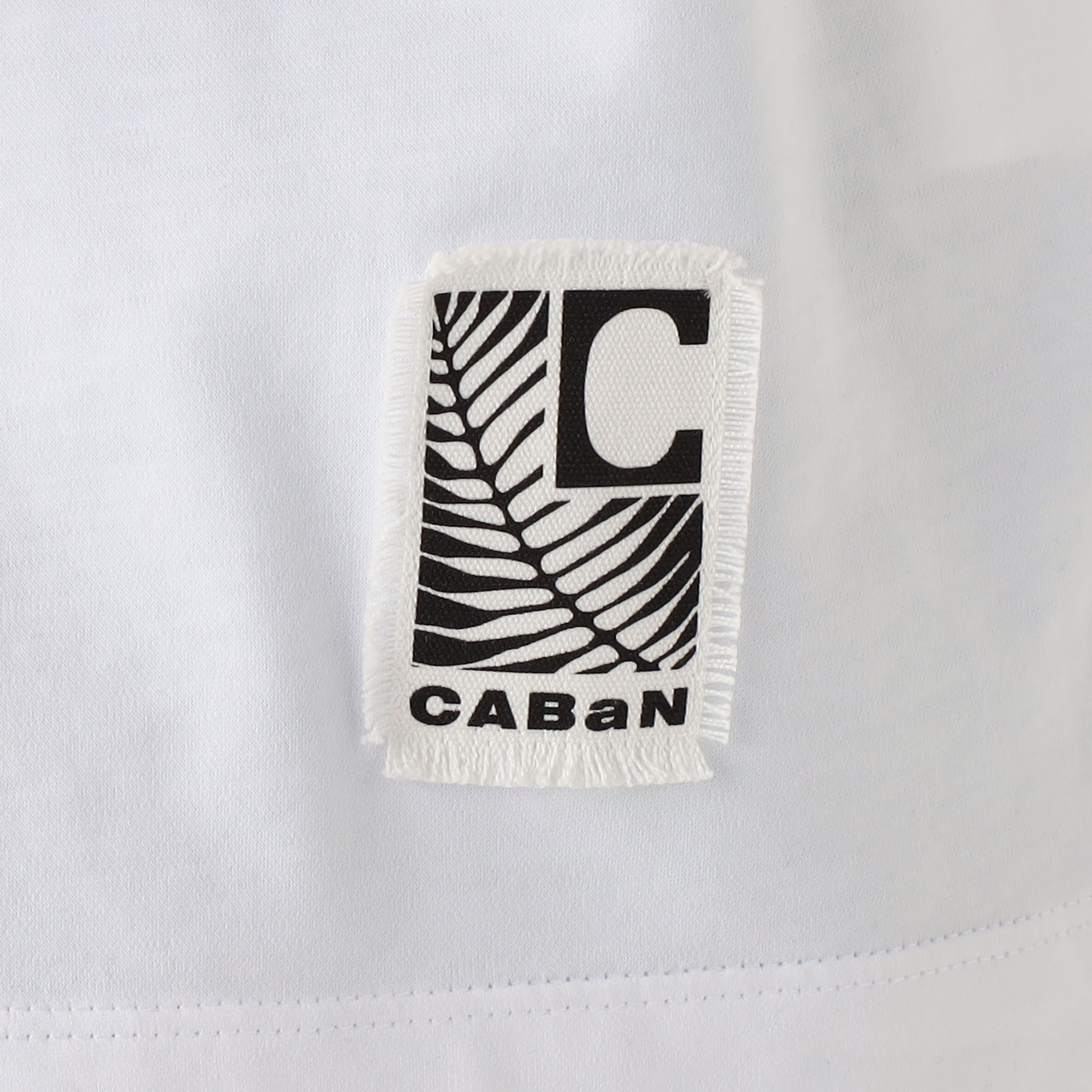 CABaN スビンコットン アフリカンエンブロイダリーTシャツ