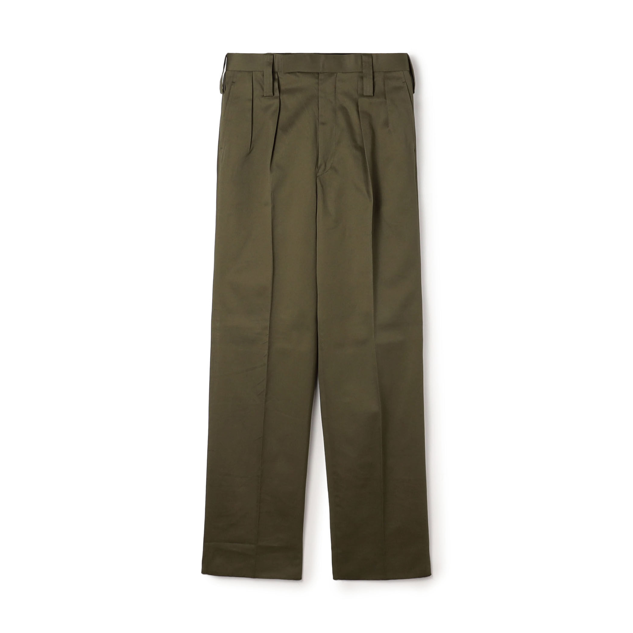 FUMIYA HIRANO DAVIS コットンツイル ワイドストレートトラウザーズ