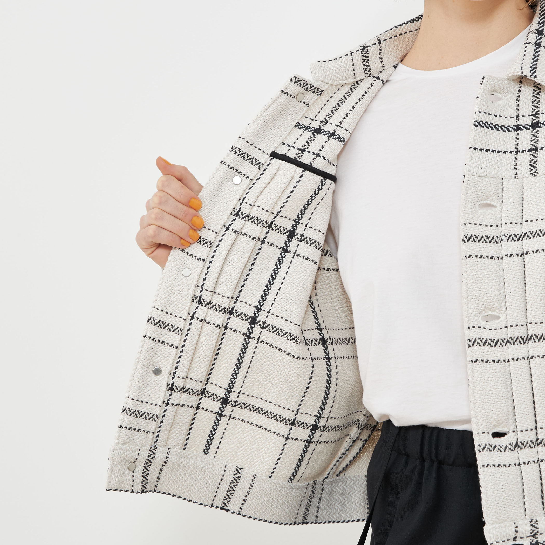 litmus vintage / grace rome テーラードジャケット R & D.M.Co- オールドマンズテーラー ウール カシミヤ レース