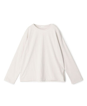 ファインコットン クルーネックプルオーバー