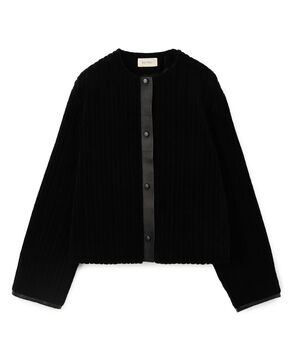 ワイドリッジパイル クルーネックブルゾン
