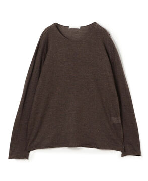 カシミヤシルク クルーネックプルオーバー