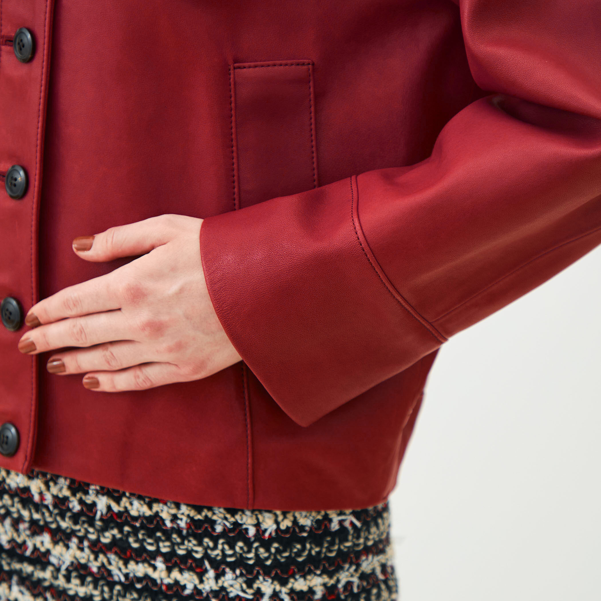 ベジタブルレザー コクーンブルゾン｜トゥモローランド 公式通販