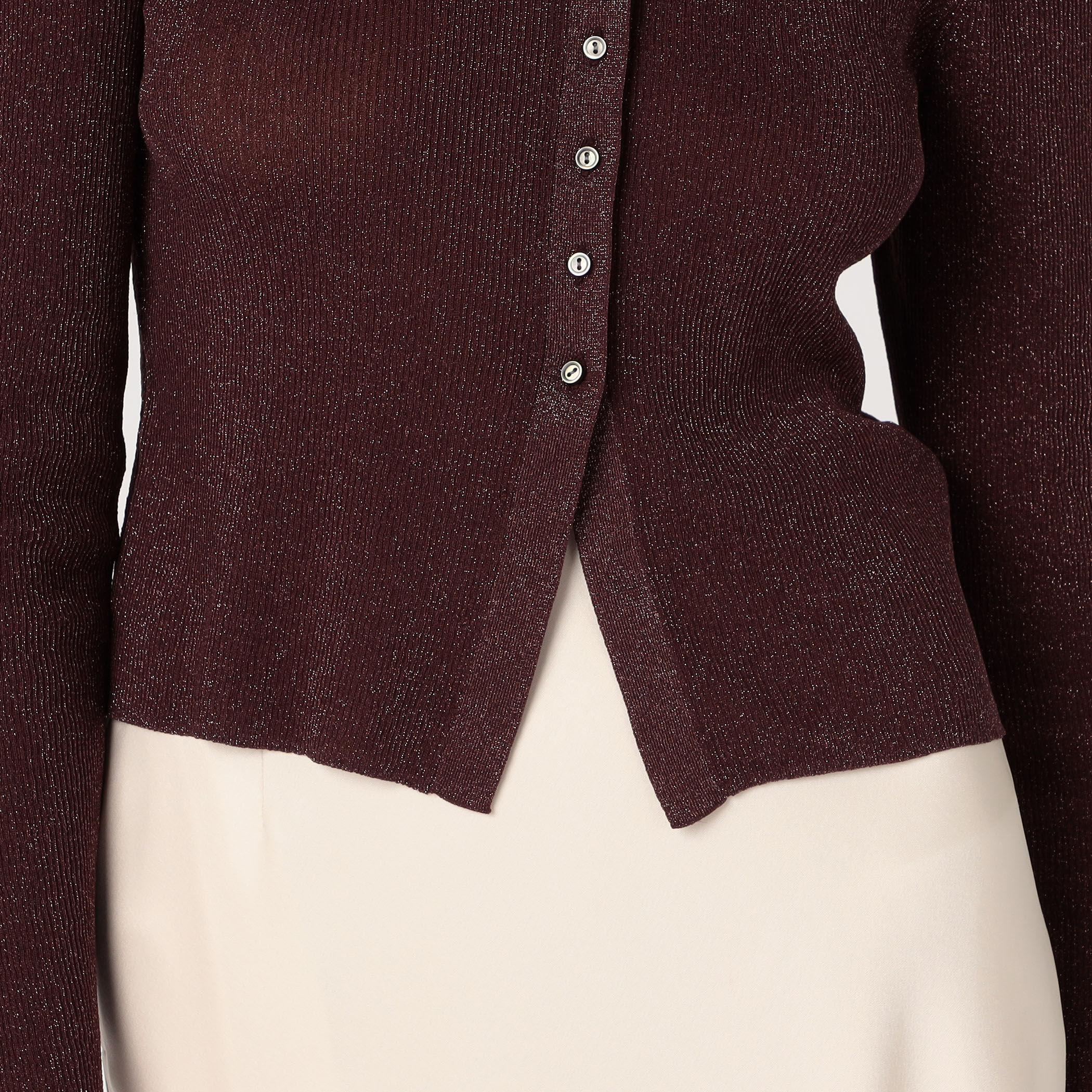 シアーラメリブ クルーネックカーディガン｜トゥモローランド 公式通販