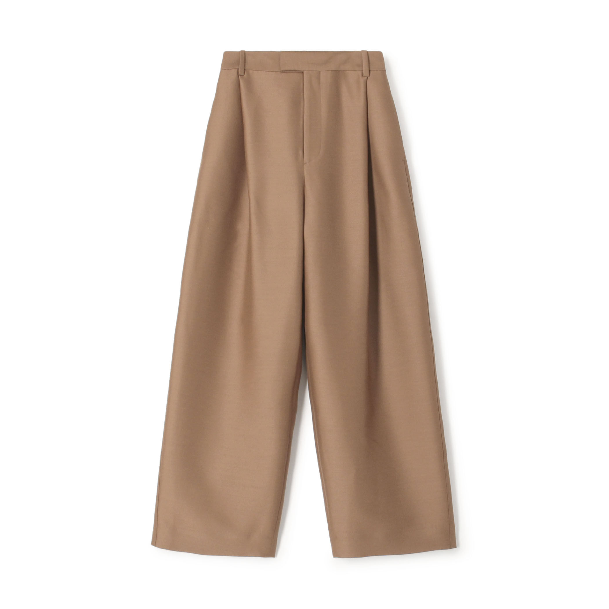 シルクウールツイル タックパンツ｜トゥモローランド 公式通販