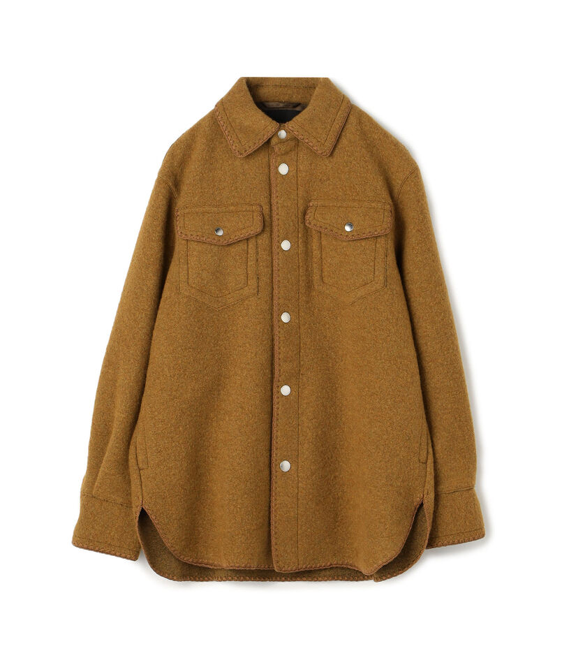 CABaN ウールフリース ステッチブルゾン