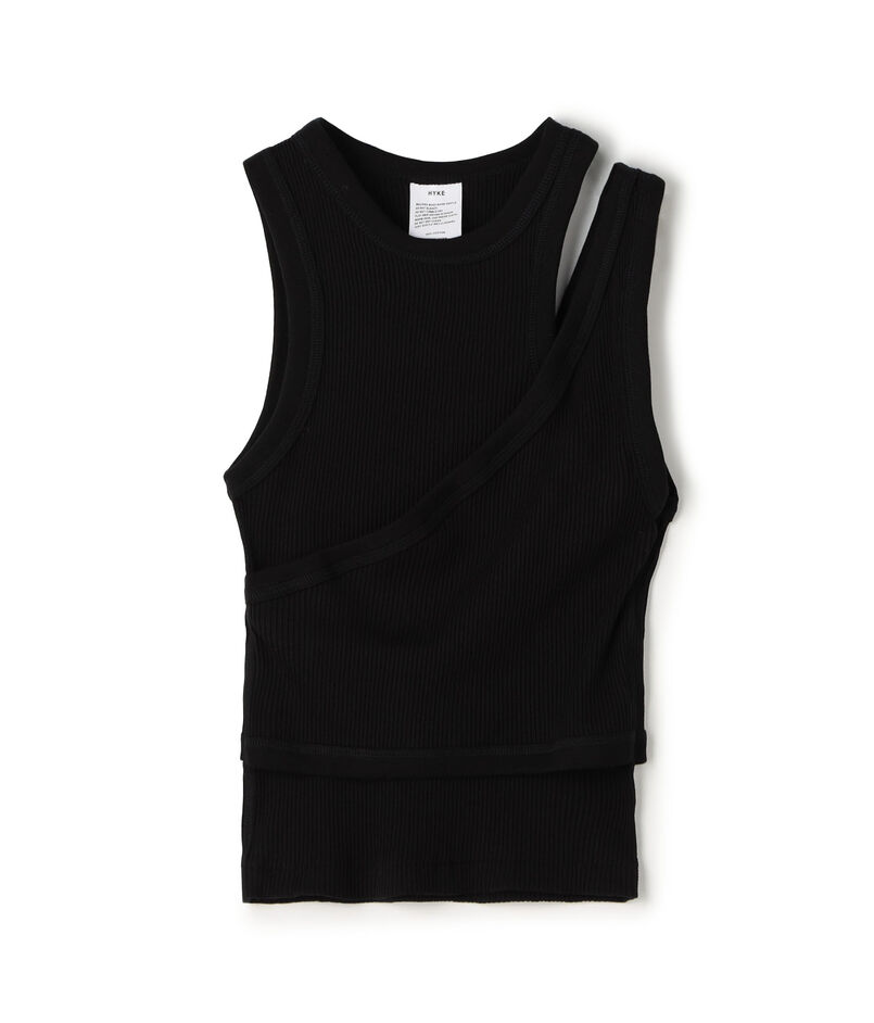 HYKE DOUBLE SHOULDER TANK TOP