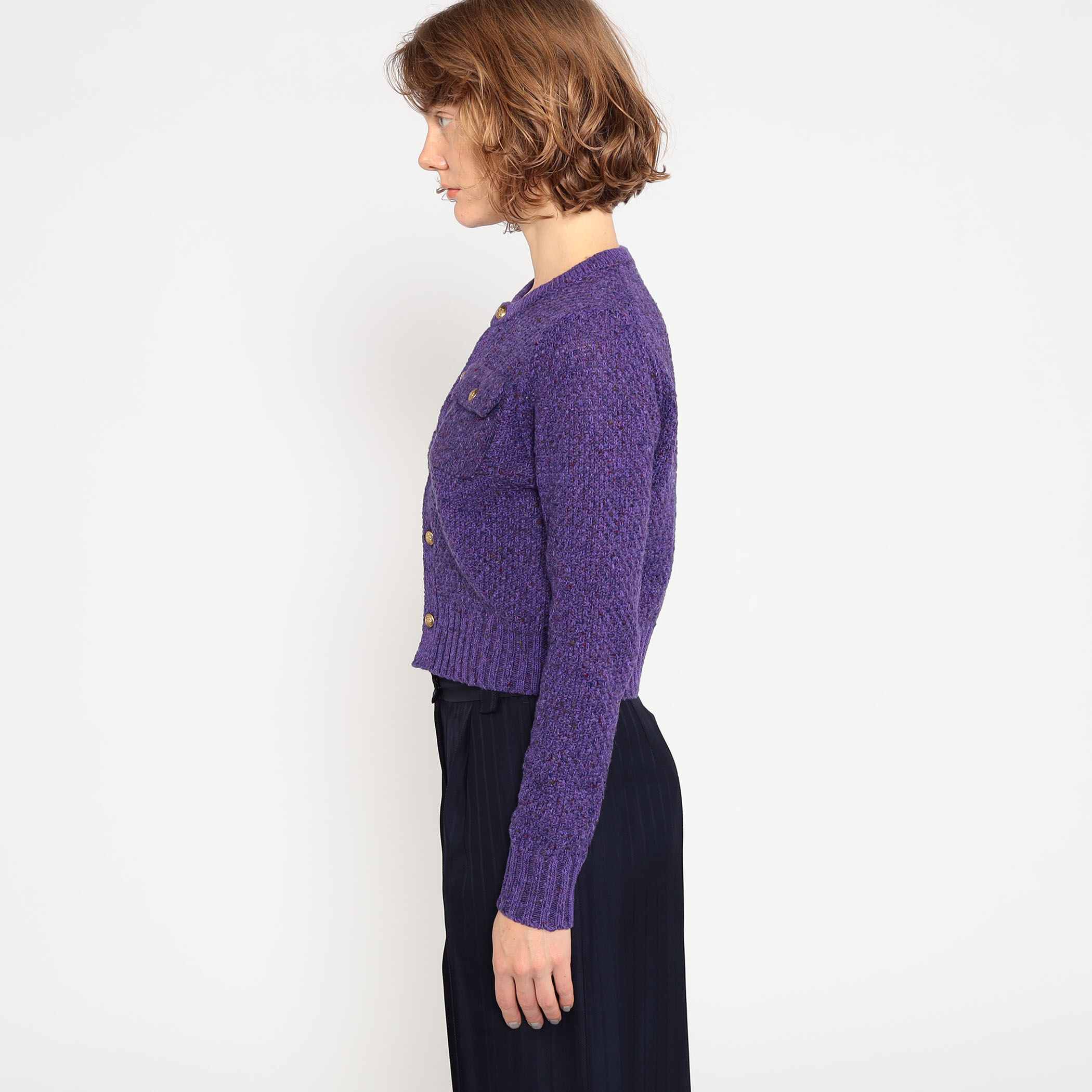 CABaN SOFT DONEGAL クルーネックカーディガン CABaN SOFT DONEGAL クルーネックカーディガン
