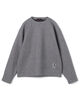 CABaN ウールコットンダブルフェイス クルーネックプルオーバー