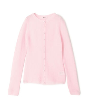 ■モヘアシアー クルーネックカーディガン