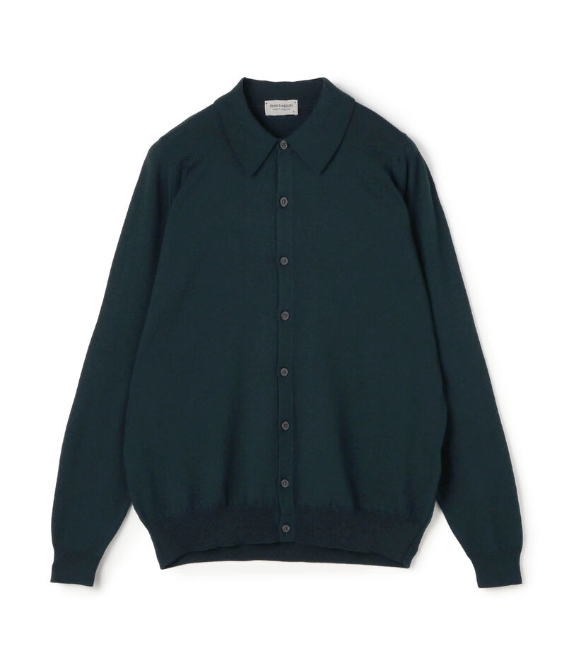 JOHN SMEDLEY TIBOR メリノウール ポロカラーニットシャツ