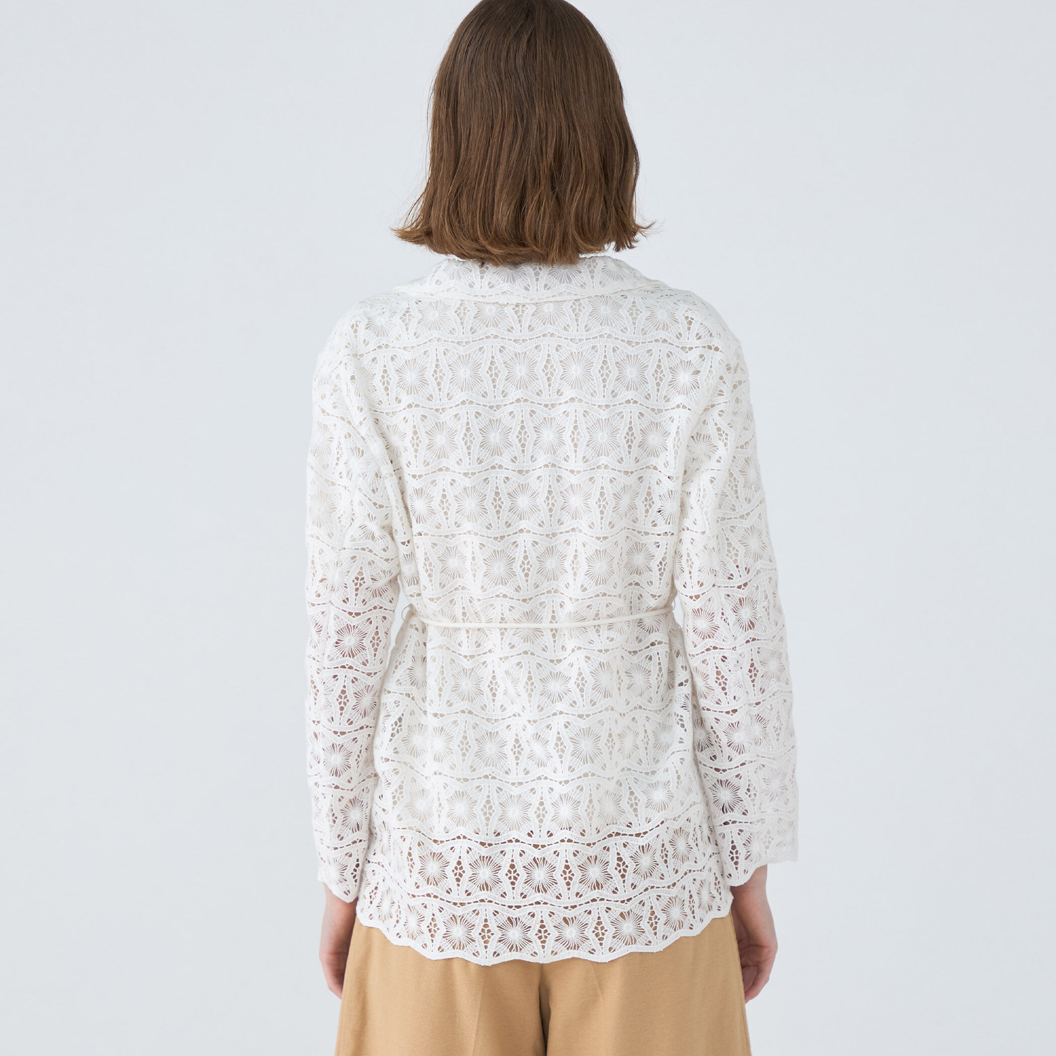 ゲオフラワーレース シングルブレストジャケット｜トゥモローランド