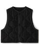 HYKE QUILTED CROPPED VEST キルティング クロップドベスト