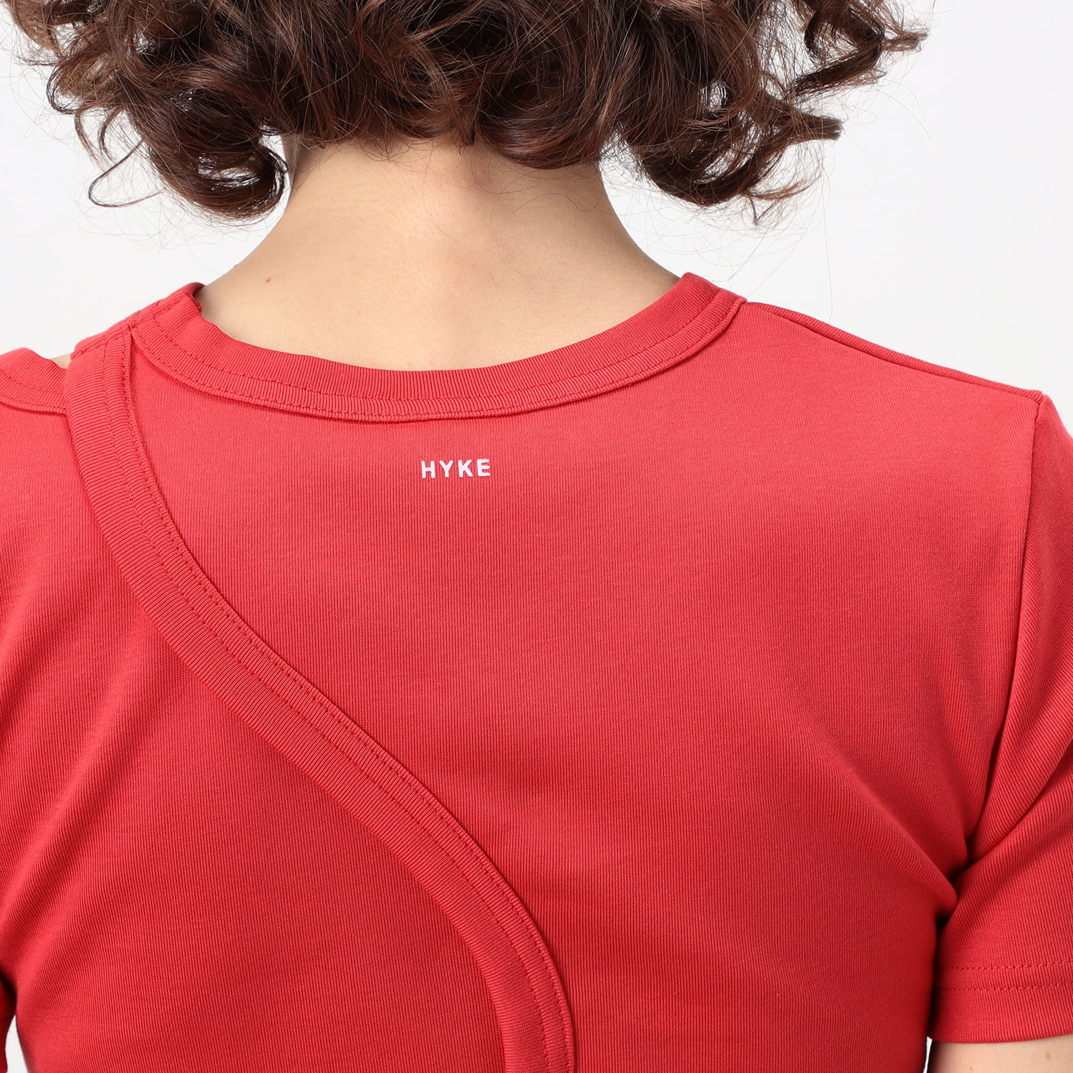 HYKE LAYERED SHORT-SLV TEE レイヤードTシャツ｜トゥモローランド