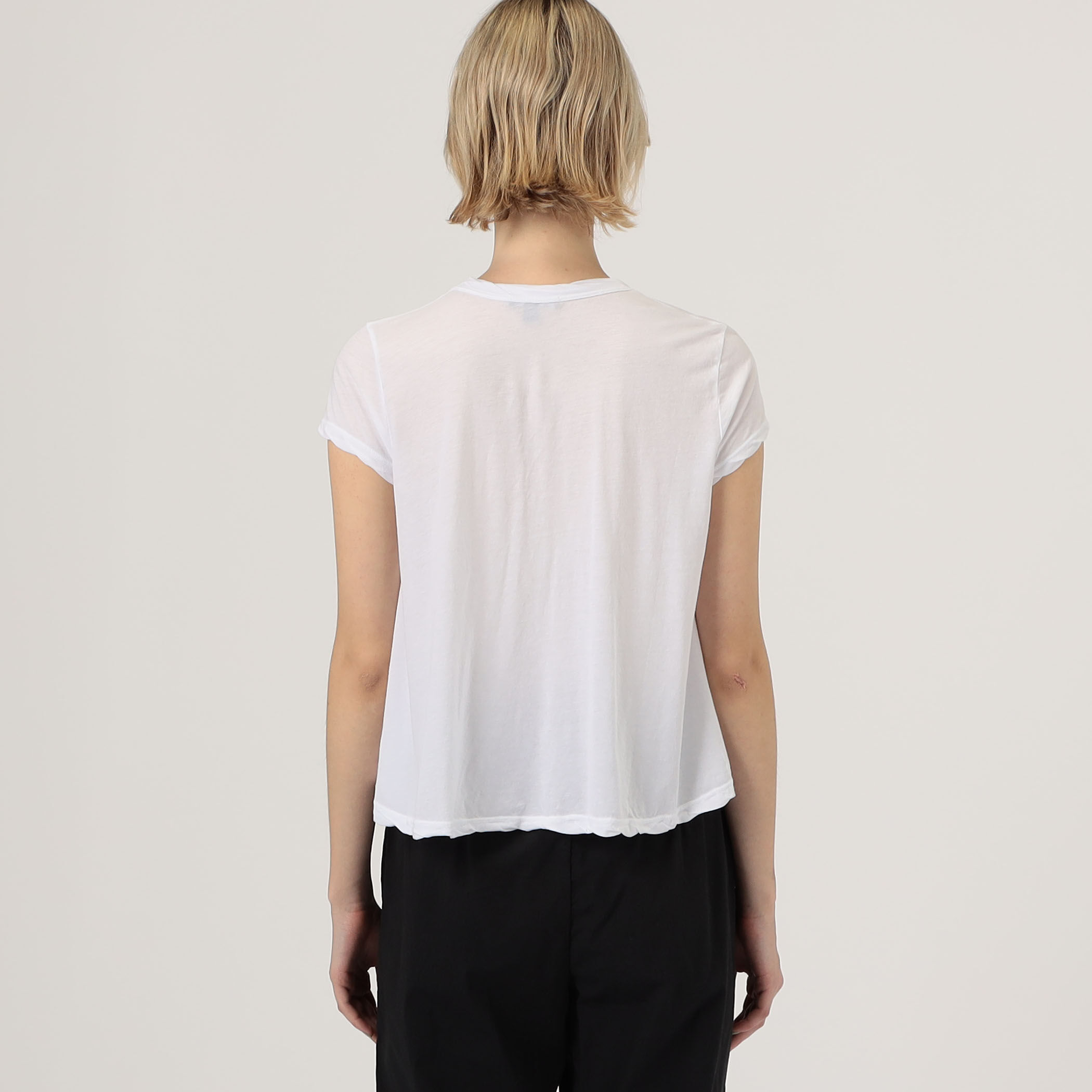 ★送料関税込★ALAIA コットンジャージー クルーネック Tシャツ コットン ジャージー クルーネック Tシャツ （Tシャツ）｜POLO