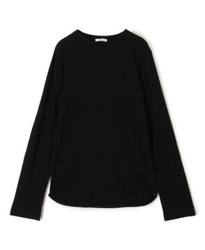 コットンカシミヤ ロングスリーブニット