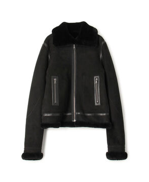 ラムレザー ムートンジャケット