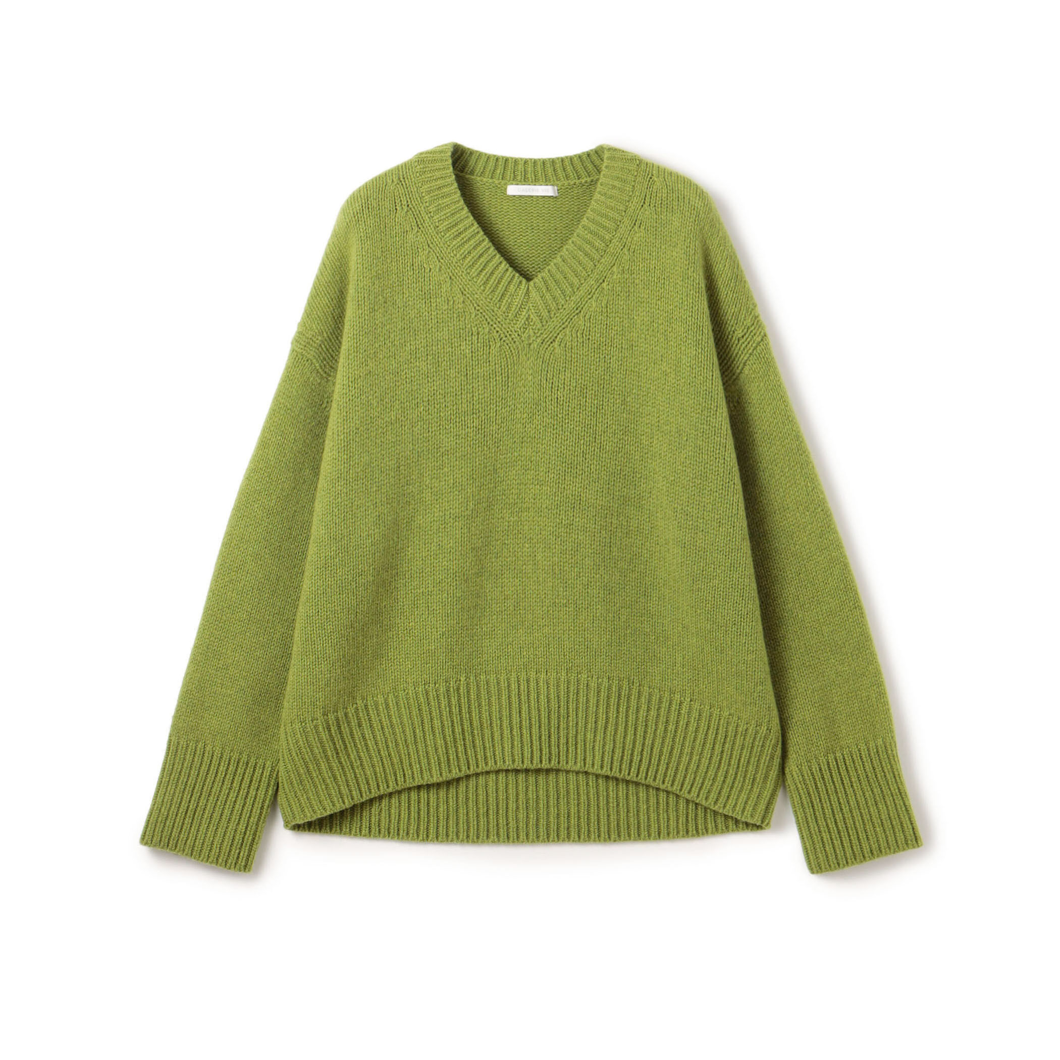 美品✨GALERIE VIE　21AW　ファインウール Vネックプルオーバー　M WEB先行予約】ファインウール Vネックプルオーバー