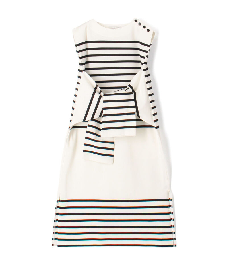 HYKE TIE-DETAIL BASQUE DRESS バスクドレス