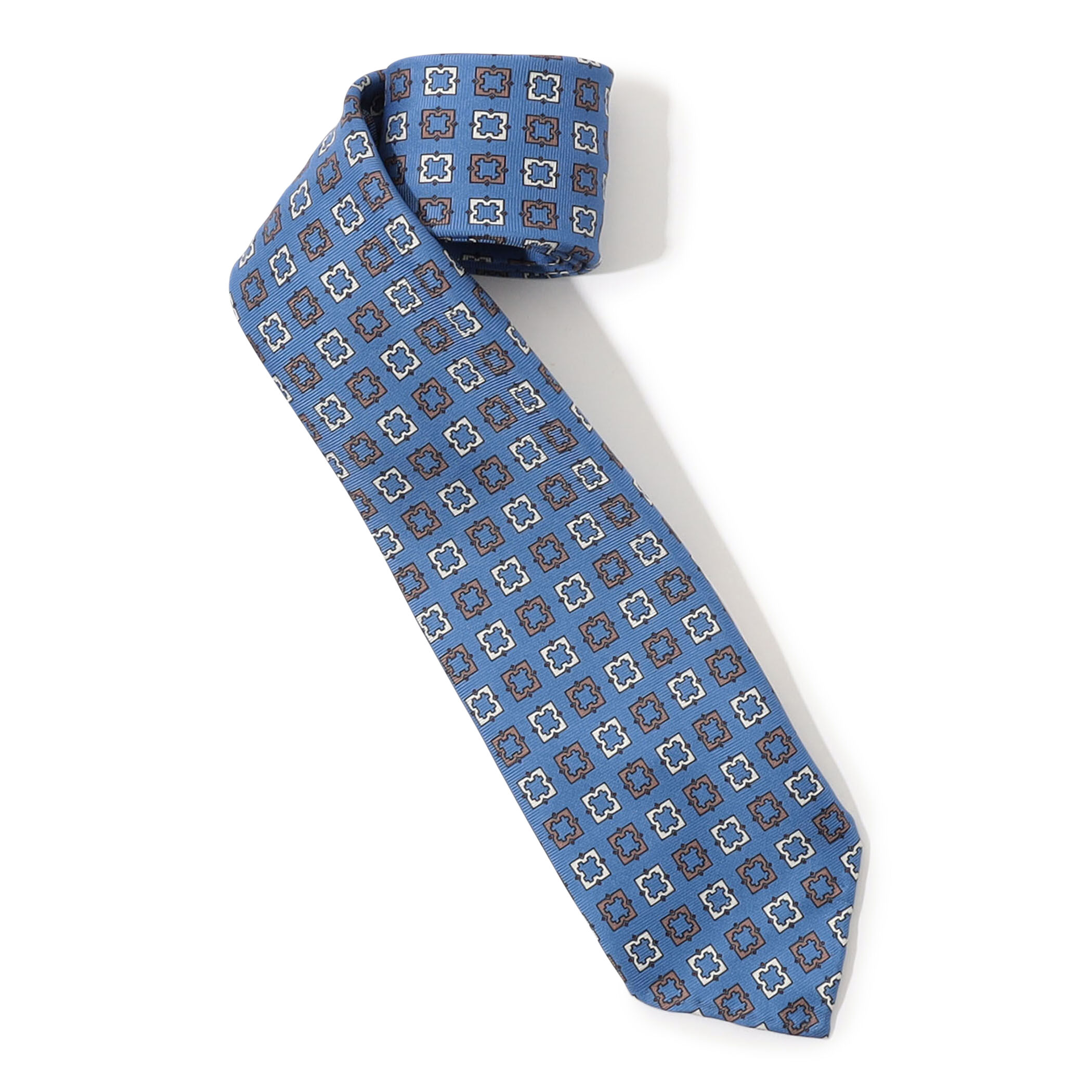 TOMORROWLAND MADE IN ITALY シルクプリント 小紋柄ネクタイ